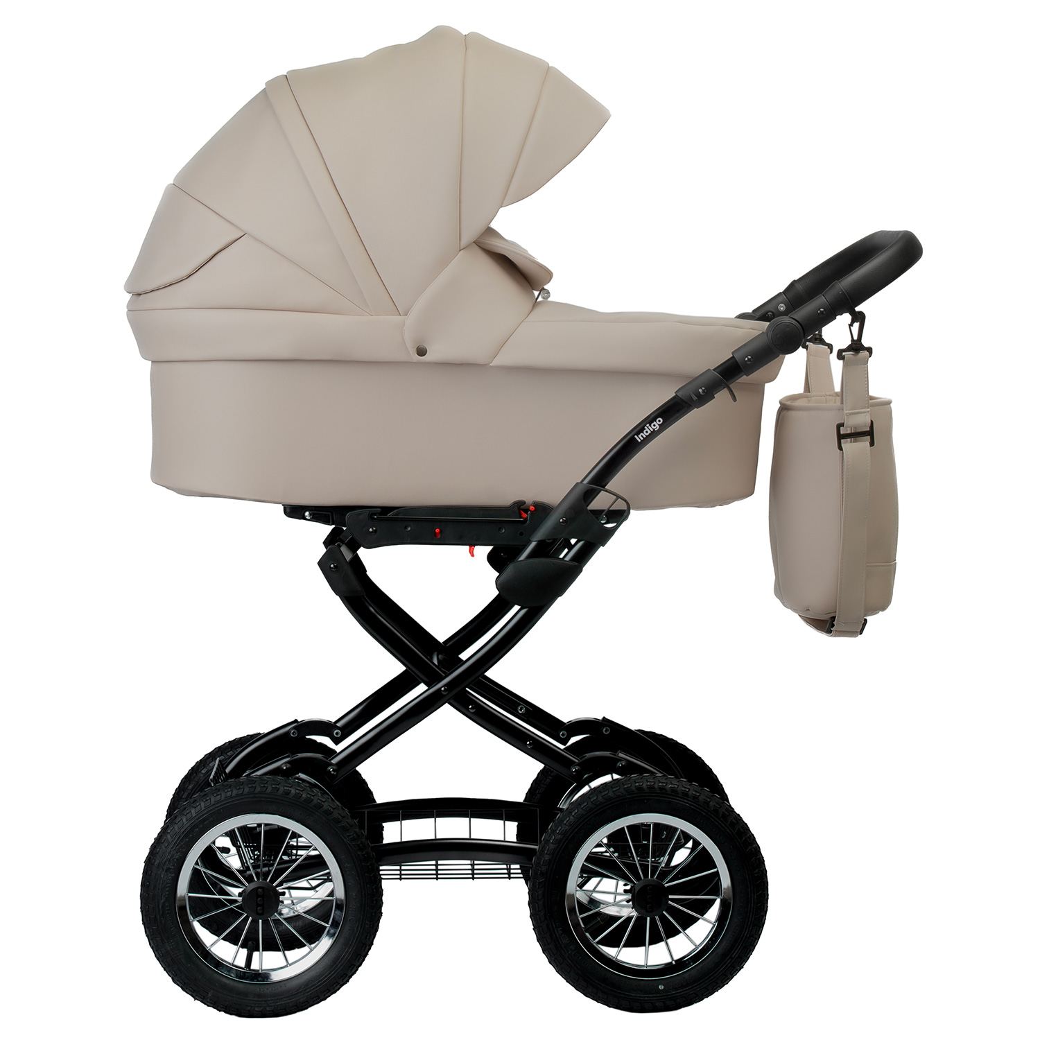 Коляска 2в1 Indigo Barbara Eco 02 бежевый - фото 2