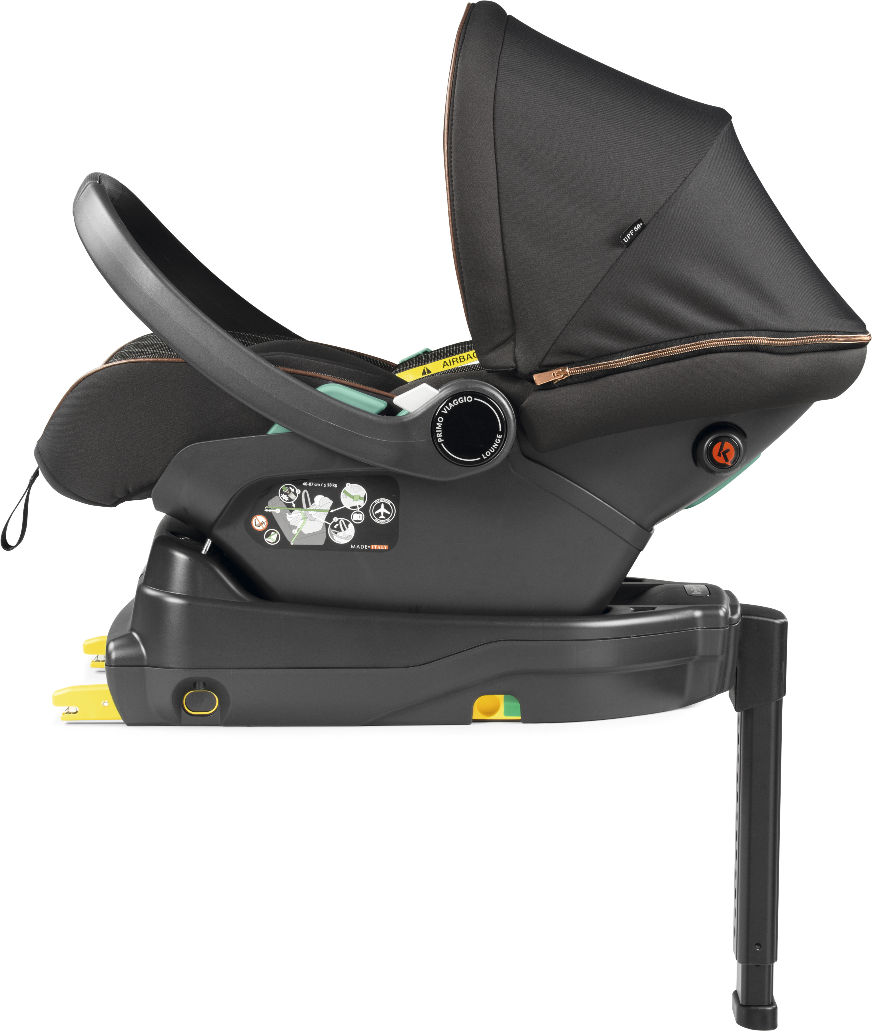 Автокресло Peg-Perego SLK 0 (0 -13 кг) коричневый - фото 9