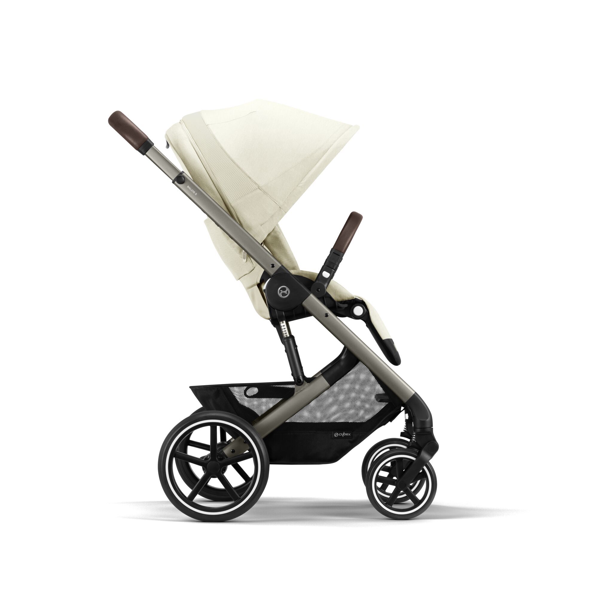 Коляска прогулочная Cybex Balios S Lux 2025 бежевый - фото 8