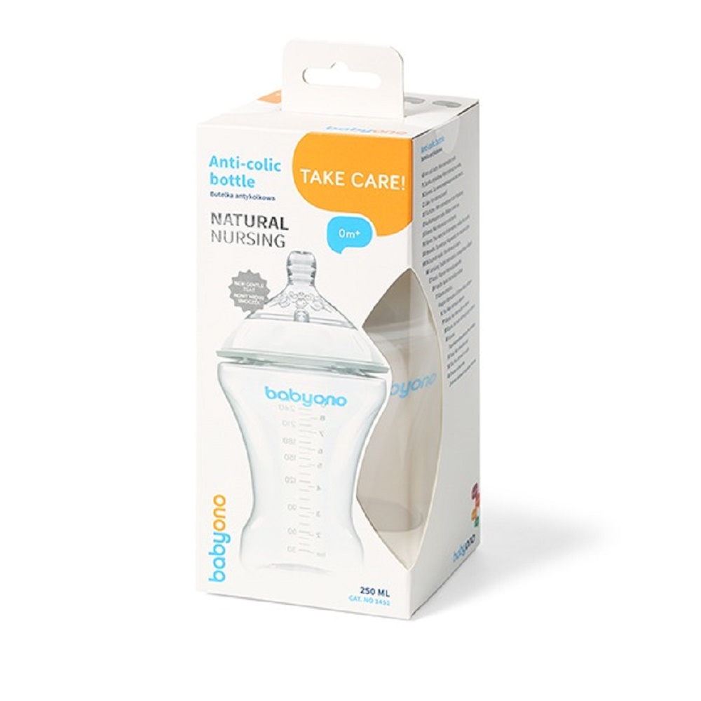 Бутылочка Babyono Natural 260 мл 1 шт. в ассортименте - фото 6