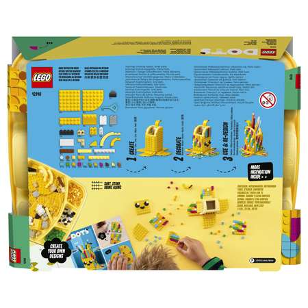 Конструктор LEGO DOTS Подставка Милый банан блочный