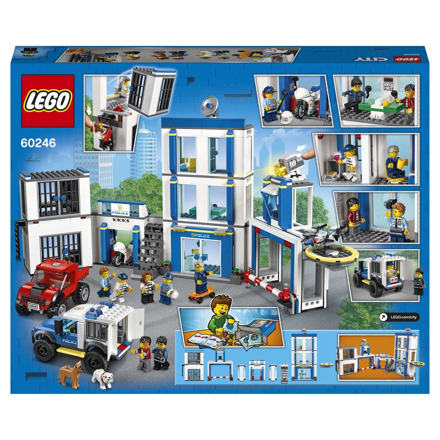 Конструктор LEGO City Police Полицейский участок блочный - фото 3