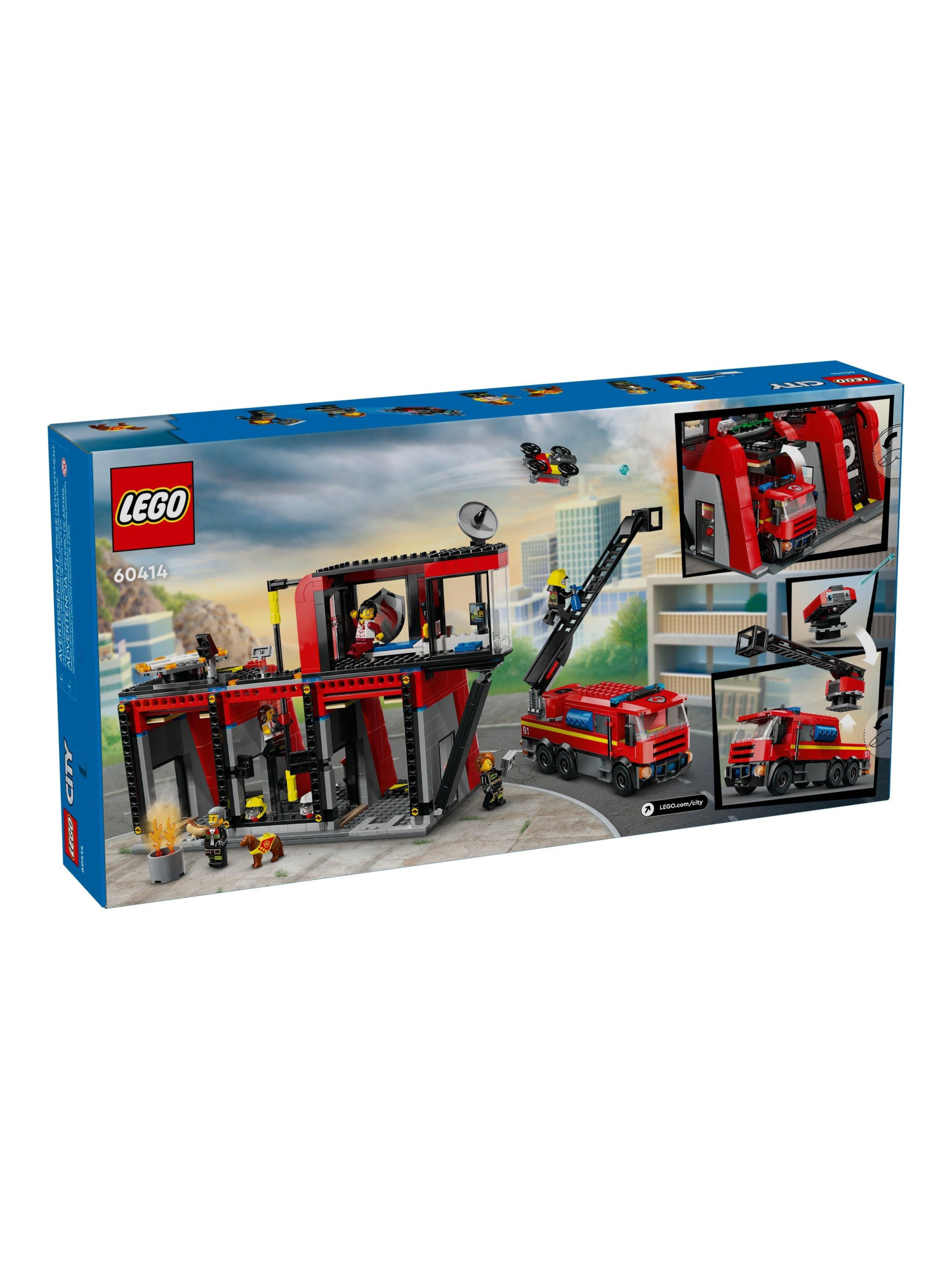 Конструктор LEGO City Пожарная часть с машиной 843 дет. - фото 8