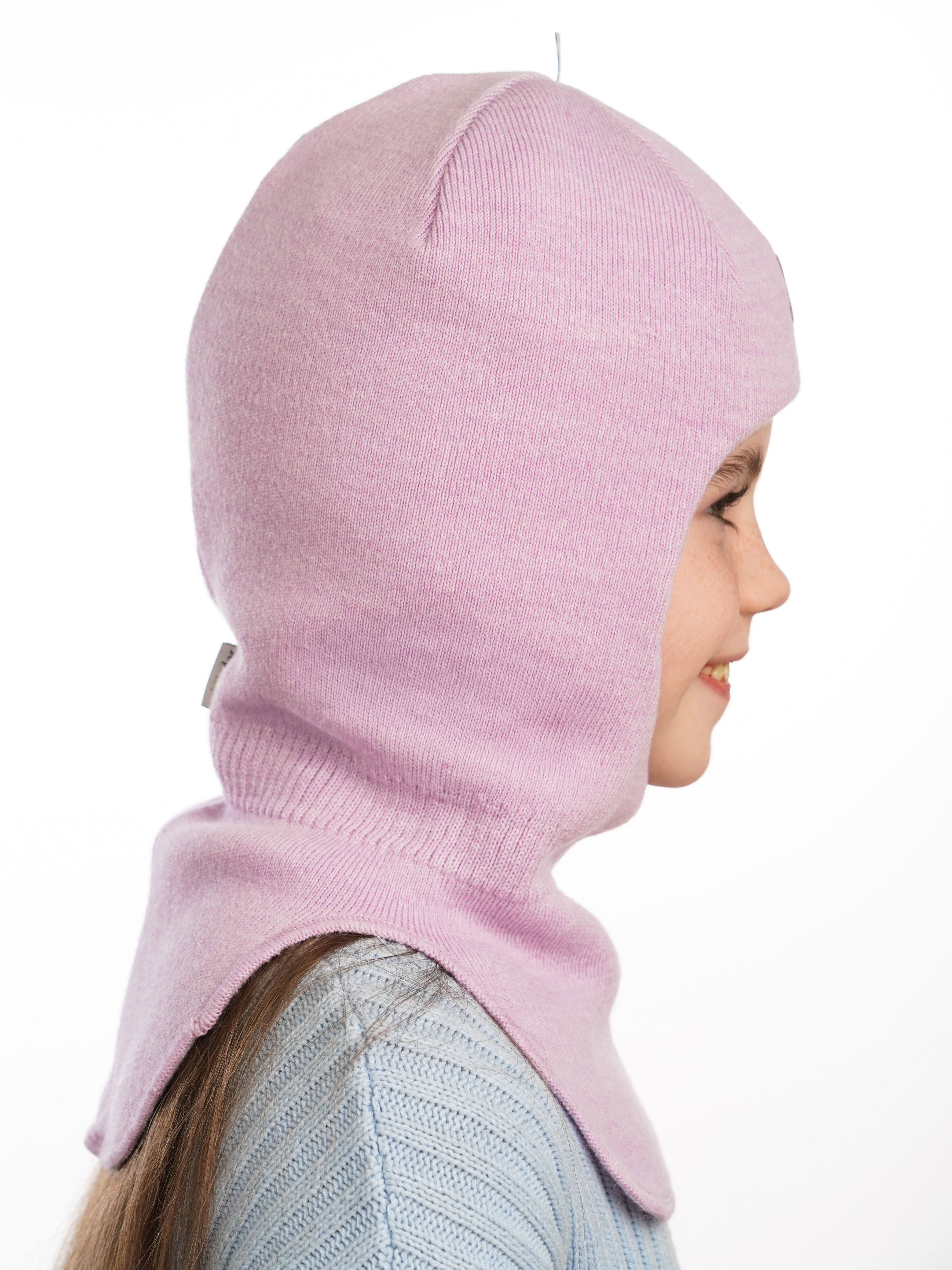 Шапка-шлем ПриКиндер U-W_26291 Цвет: розовая сирень - фото 4