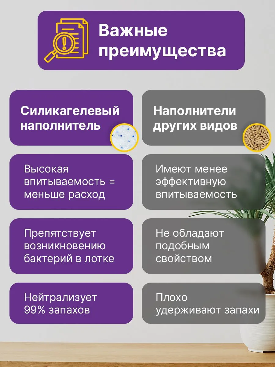 Наполнитель KiesKis Силикагель ориджинал 20 л 8 кг силикагелевый - фото 10