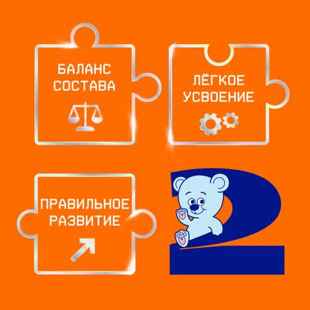 Смесь молочная Nutrilak 2 1050г с 6месяцев