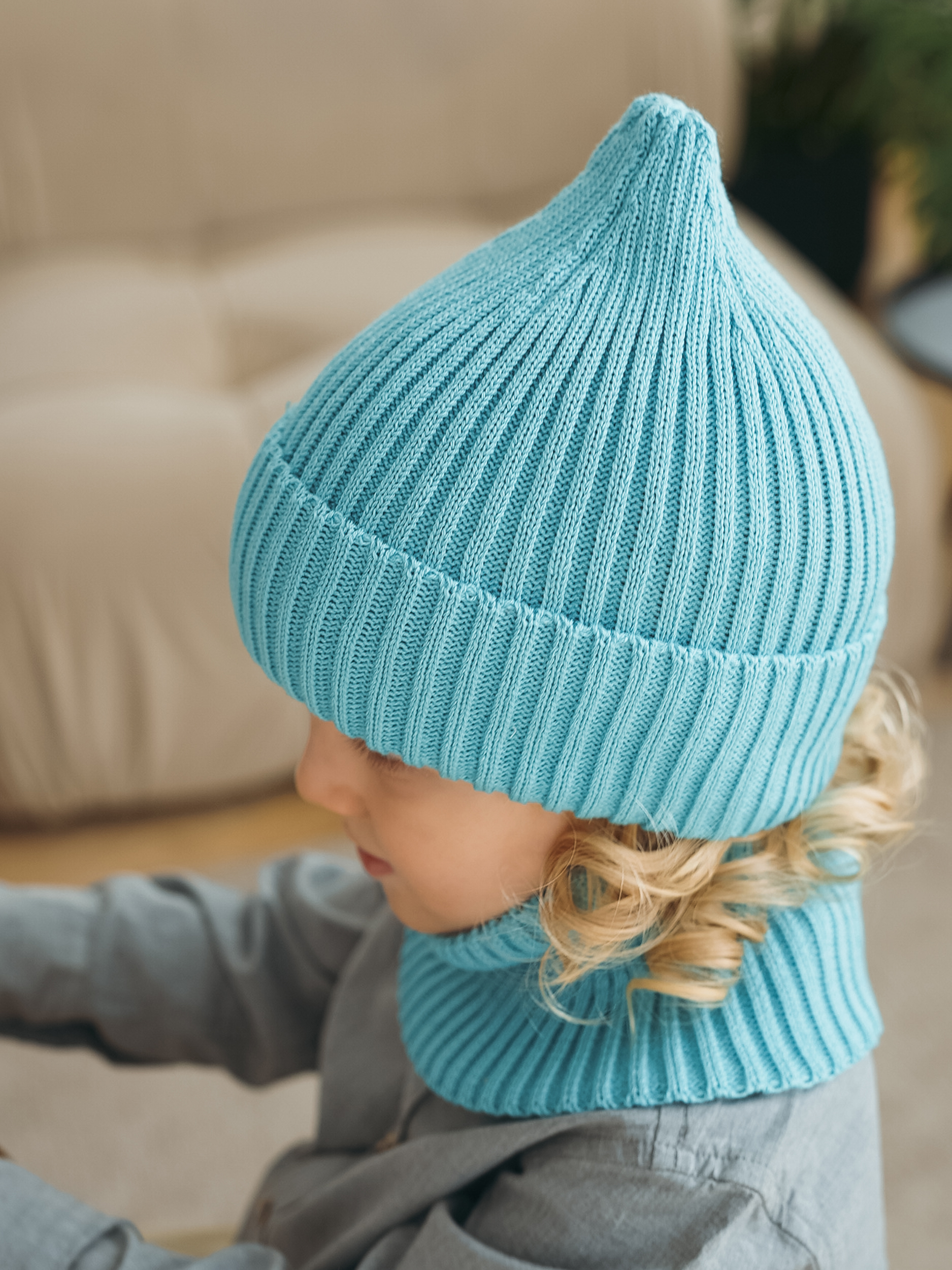 Шапка-бини Starkoff Kids Д300653 - фото 5