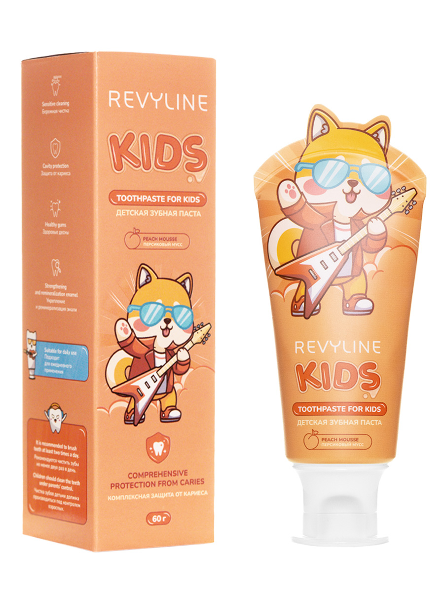 Зубная паста Revyline с фтором Персик 60 г - фото 2