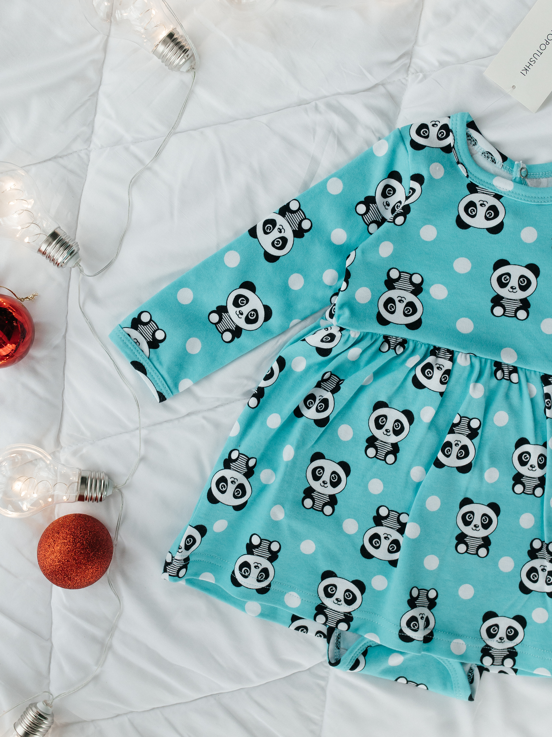 Платье-боди и повязка TOPOTUSHKI Т09262074ин - фото 2