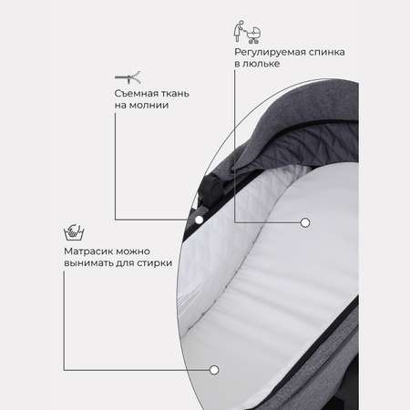 Коляска 3в1 MOWbaby Zoom