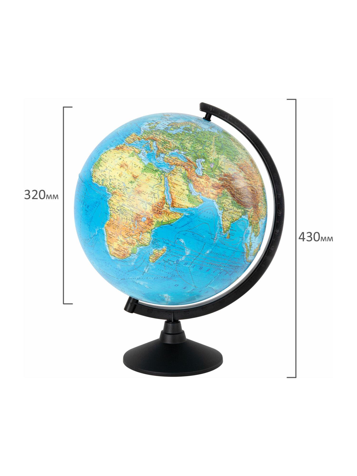 Глобус Globen физический диаметр 32 см - фото 5