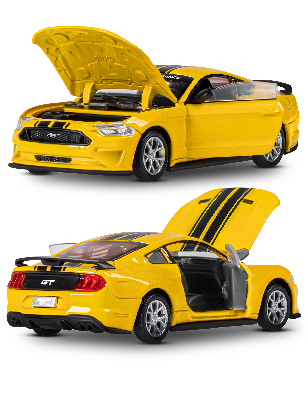 Автомобиль AUTODRIVE Ford Mustang Сборная модель 1:42 JB1251639 - фото 14