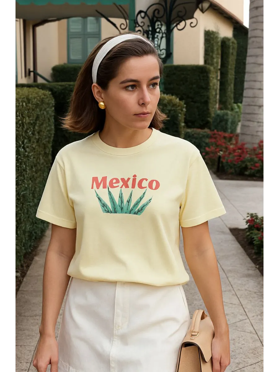 Футболка Mark Formelle (Марк Формэль) 112934/ваниль +печать - фото 9