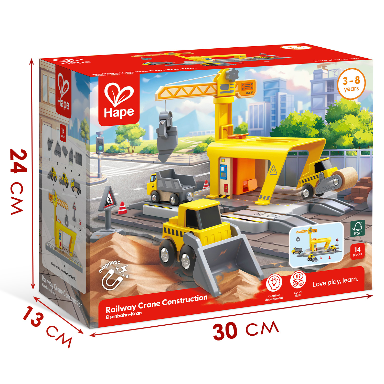 Набор железнодорожный Hape E3878_HP - фото 11