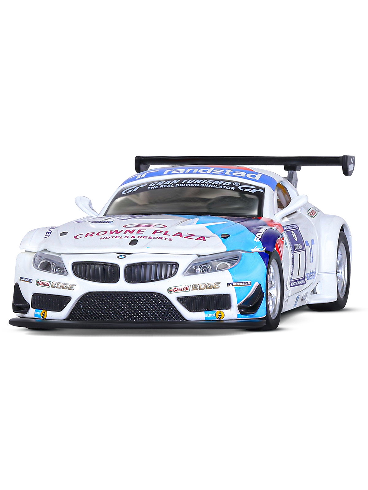 Автомобиль АВТОпанорама BMW Z4 GT3 1:32 JB1251302 - фото 11
