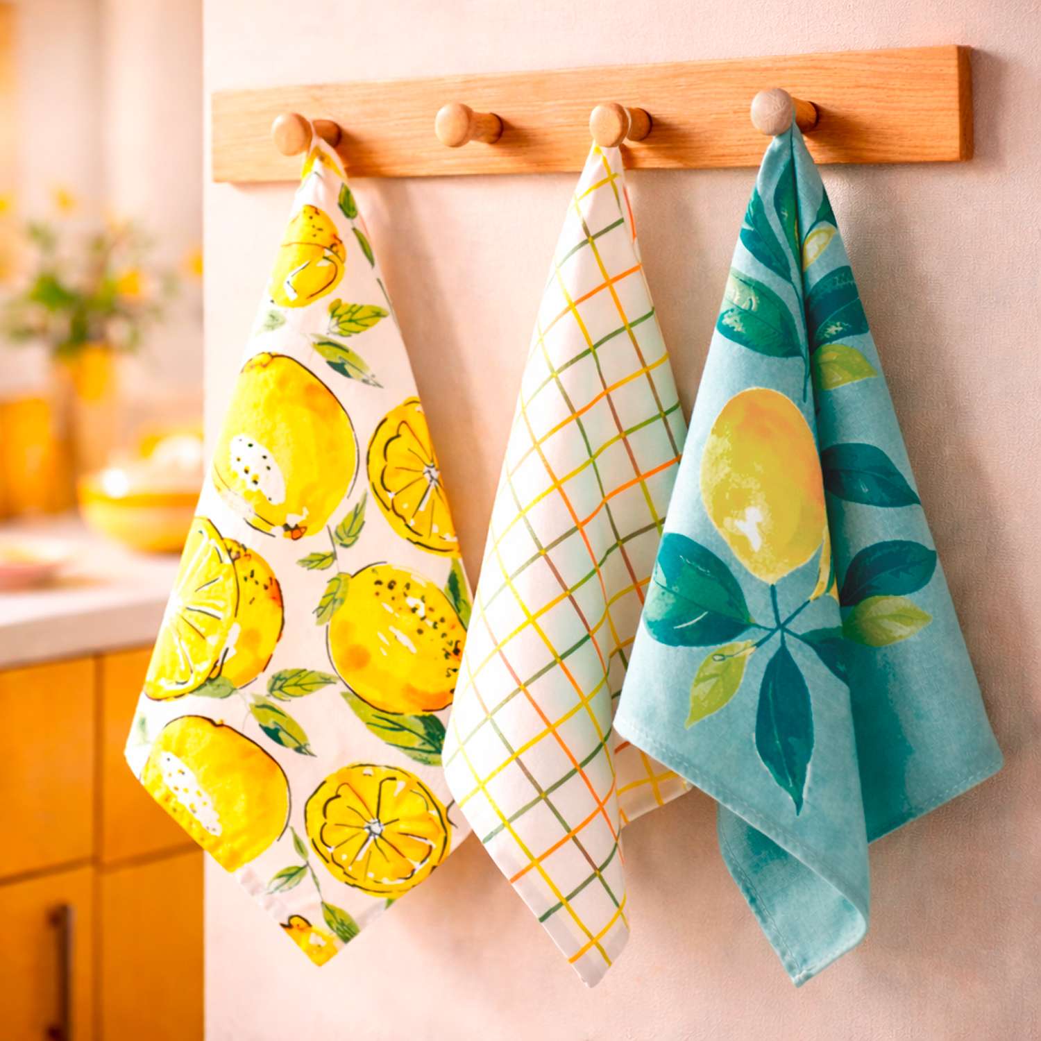 Полотенце кухонное MONRO двунитка Фрукты 42*60 в ассортименте - фото 1