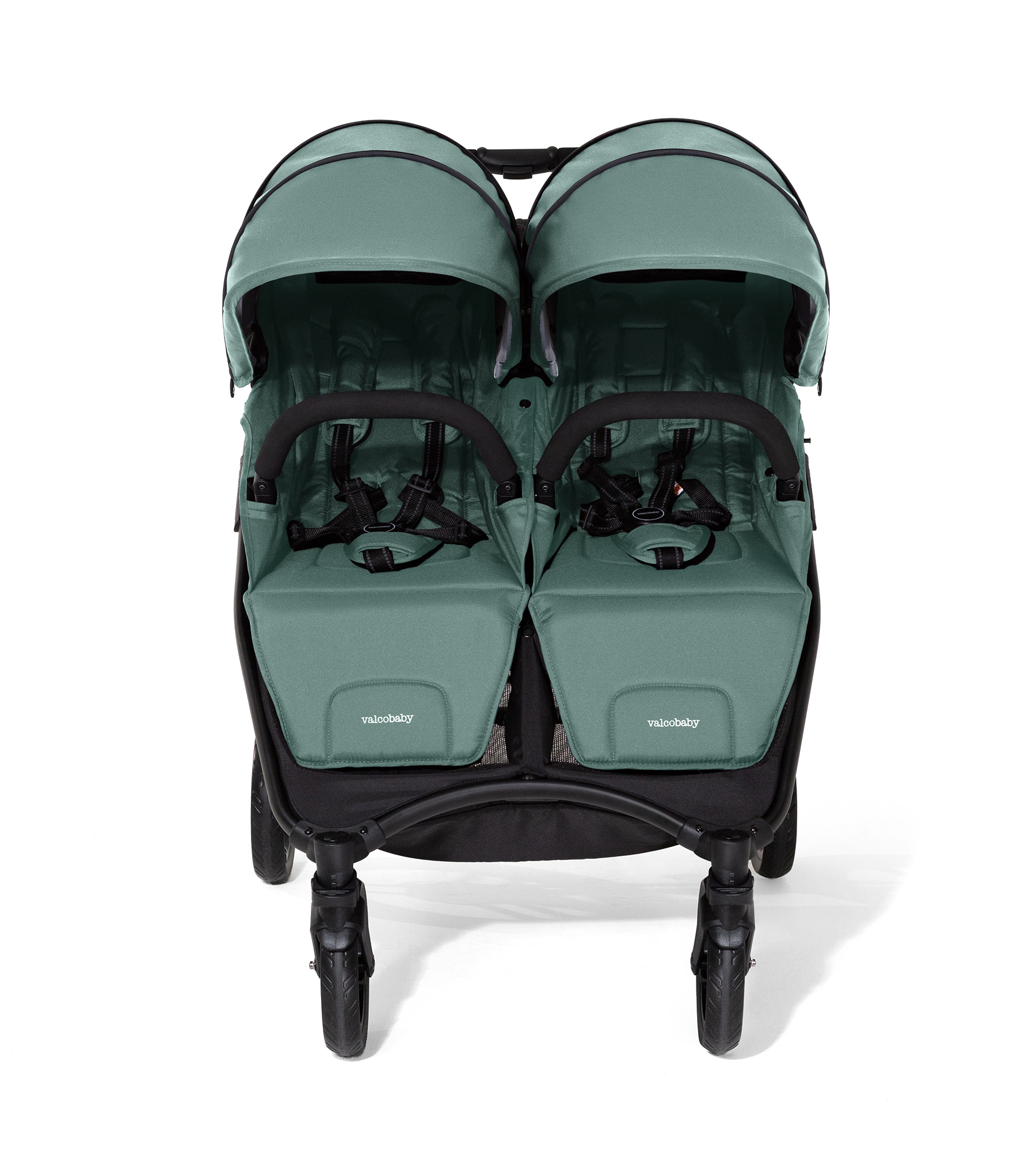 Коляска прогулочная для двойни Valco baby Snap Duo зеленый - фото 17