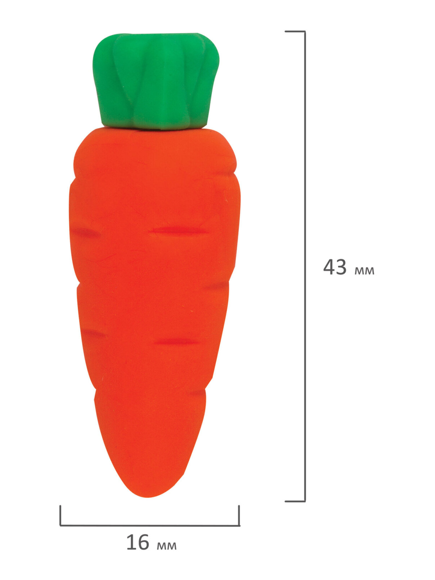 Ластик Юнландия Зайчик и урожай 5 шт. - фото 16