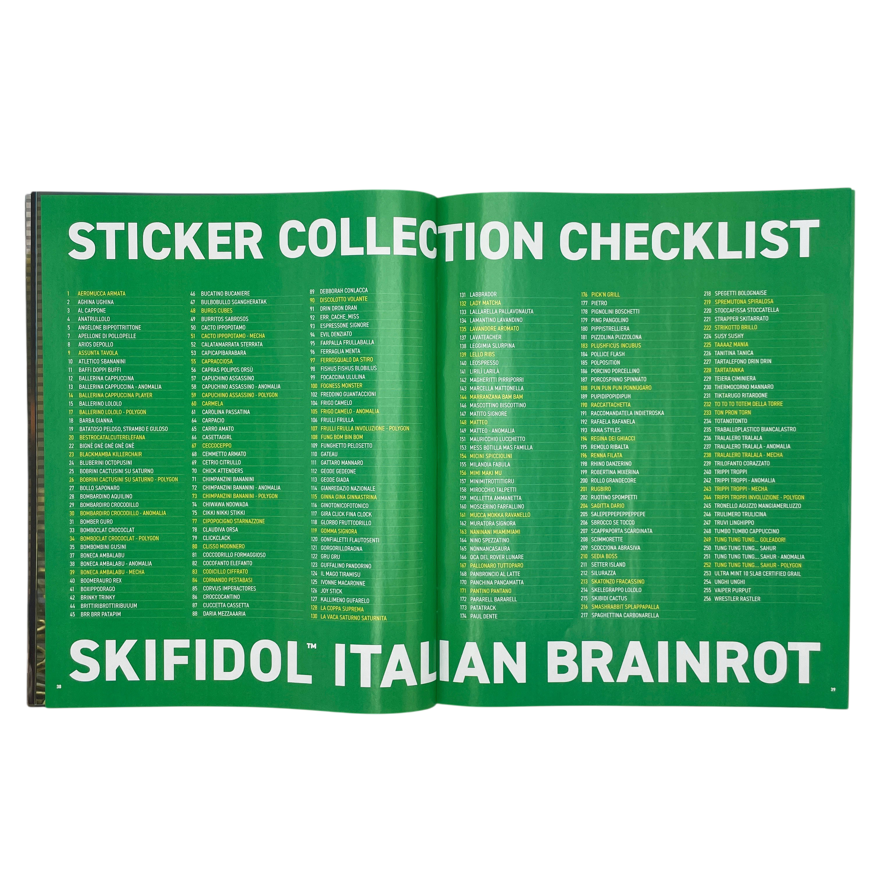 Альбом Panini Skifidol Brainrot Italy 2026 1 шт. - фото 7