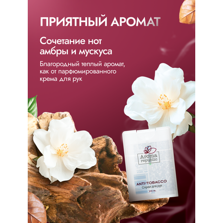 Спрей-нейтрализатор для рук Aroma Republic антитабак