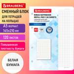 Тетрадь со сменным блоком Brauberg клетка 120 лист.