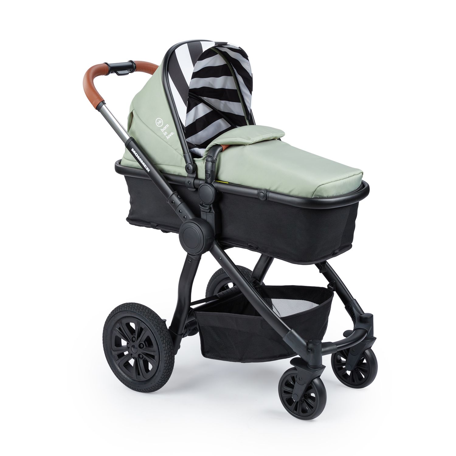 Коляска трансформер Happy Baby Mommer Dark Green зеленый - фото 7
