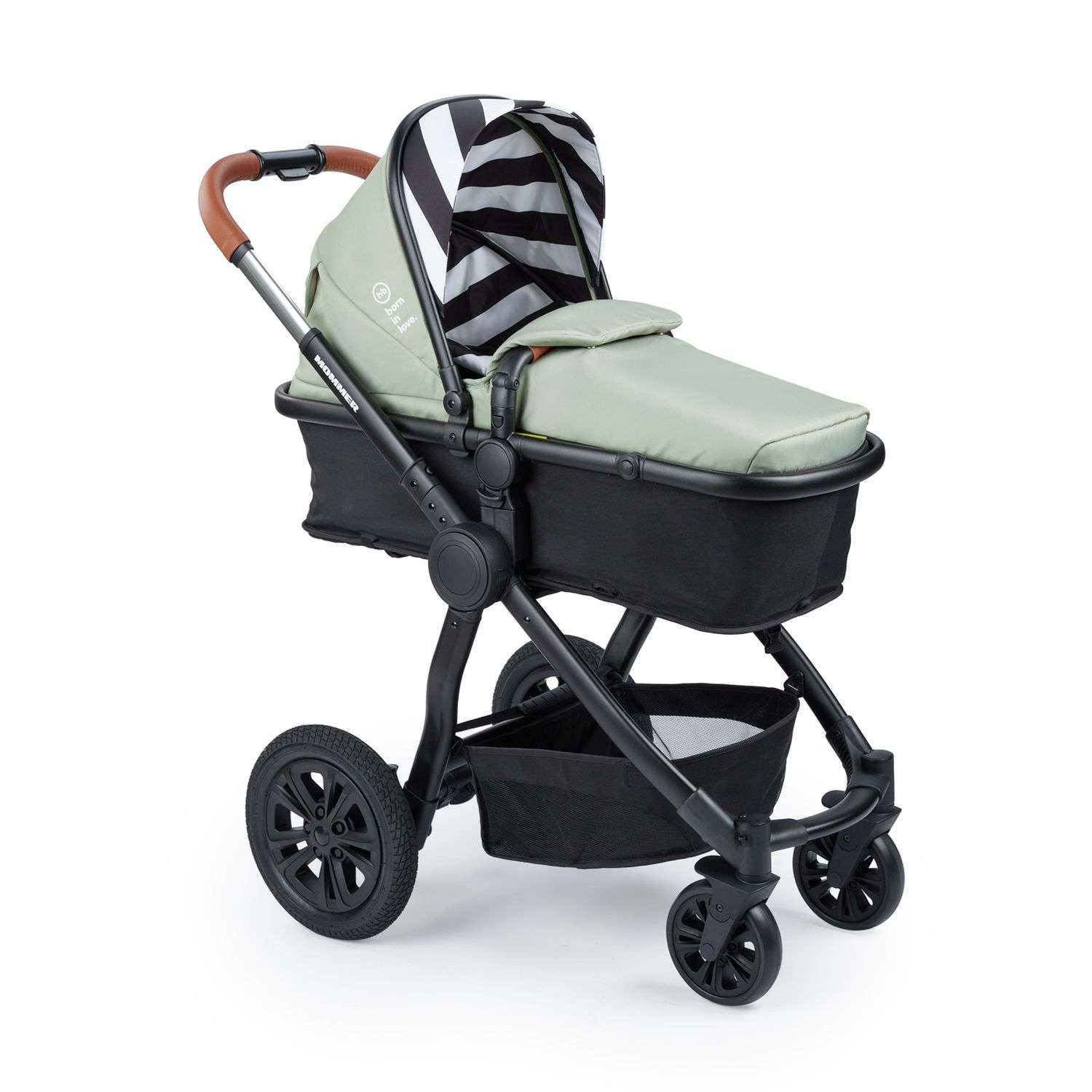 Коляска трансформер Happy Baby Mommer Dark Green - фото 7