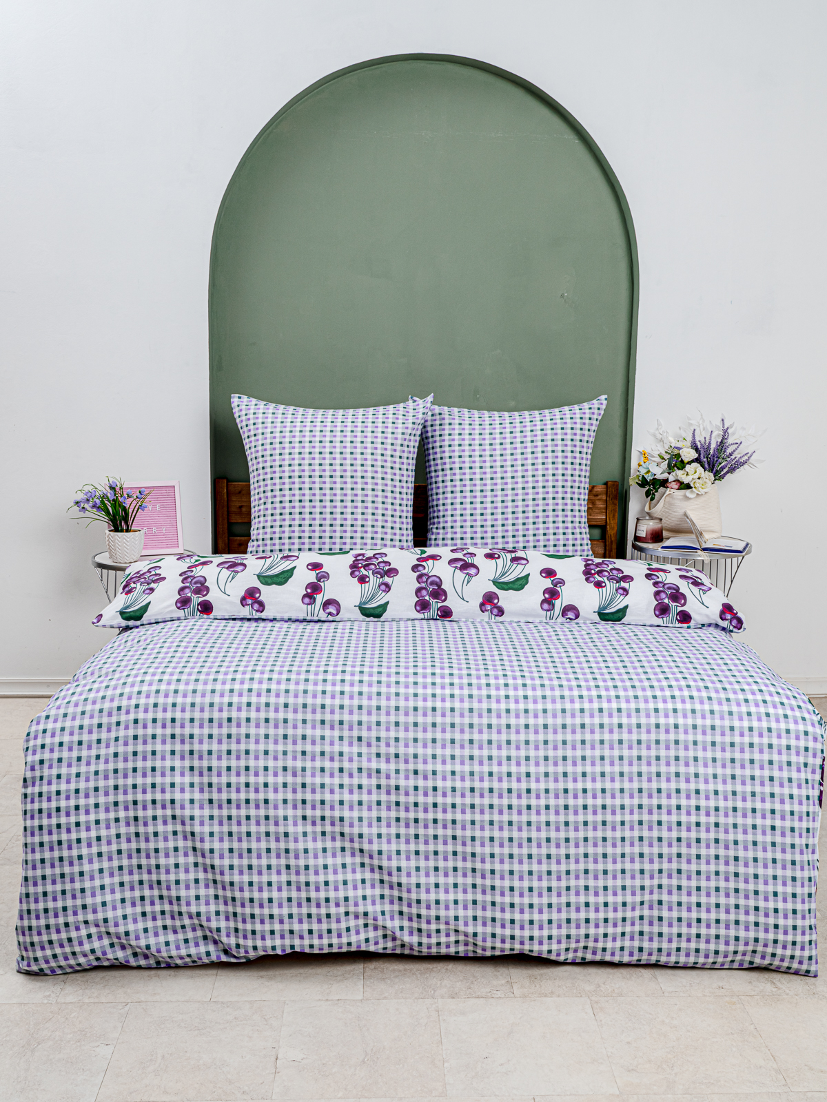 Комплект постельного белья LOVEBERRY Черешня полутораспальный 4 предм. - фото 11