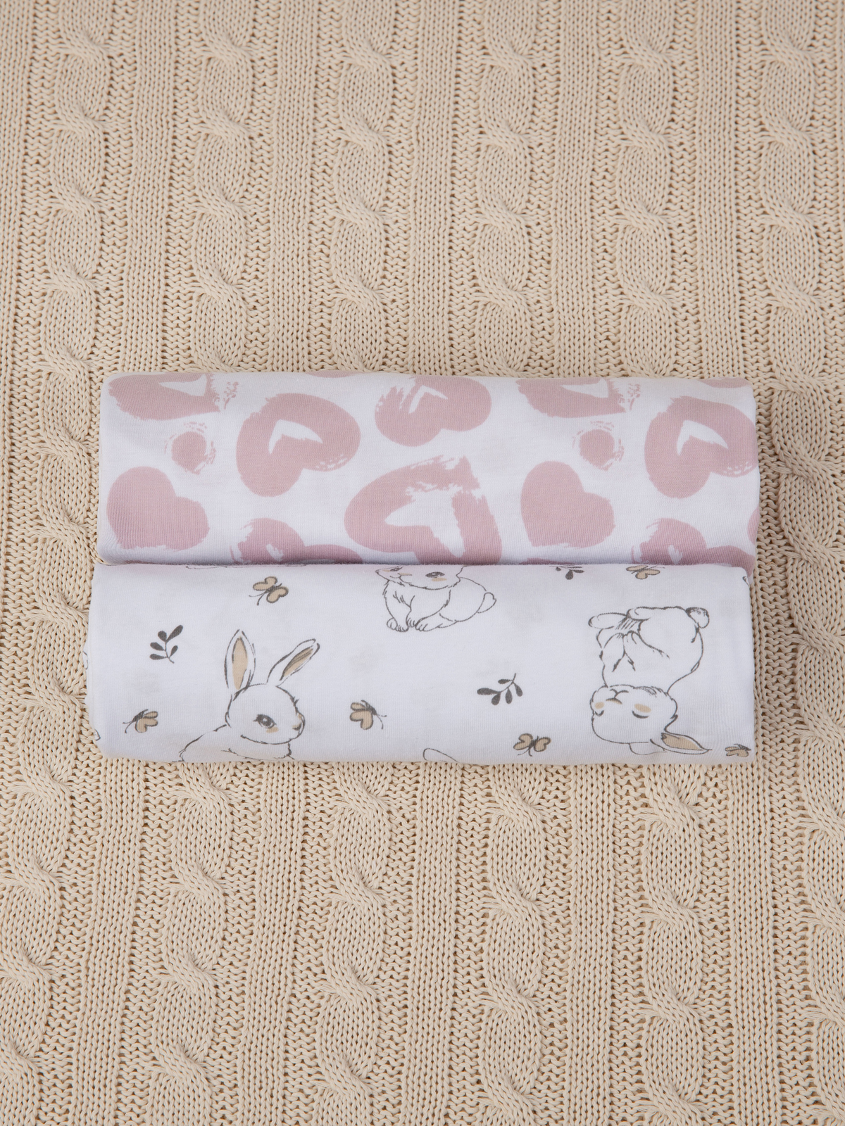 Пелёнка inlovery трикотаж 90х120 см 2 шт. - фото 16