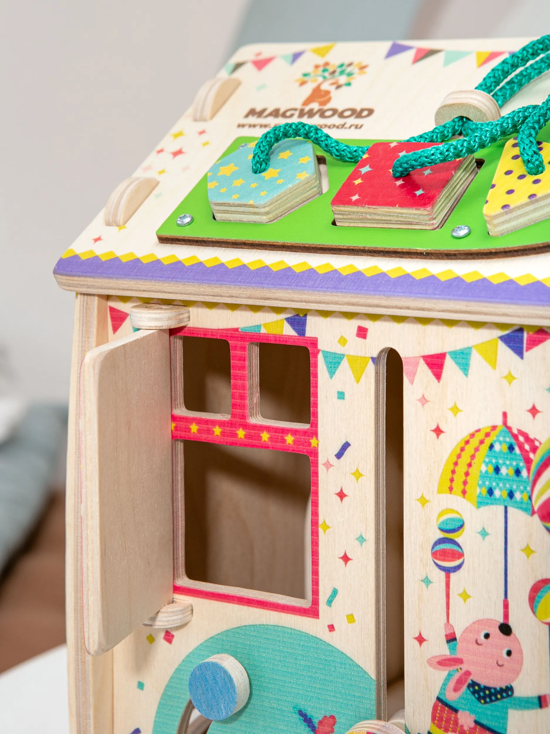 Игрушка Mag Wood бизиборд Веселая арена - фото 8