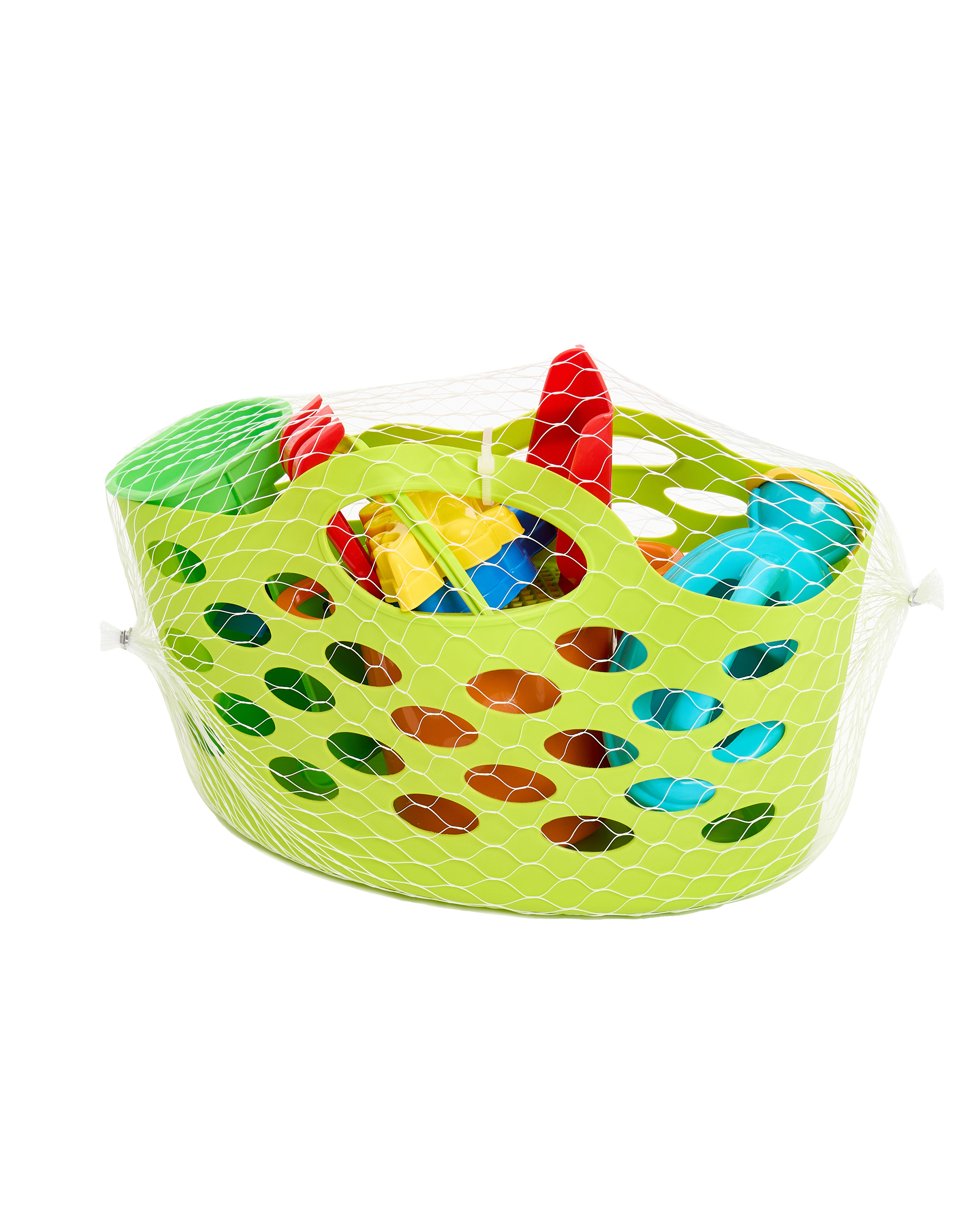 Песочный набор ZEBRA в корзинке 9 предм. - фото 7