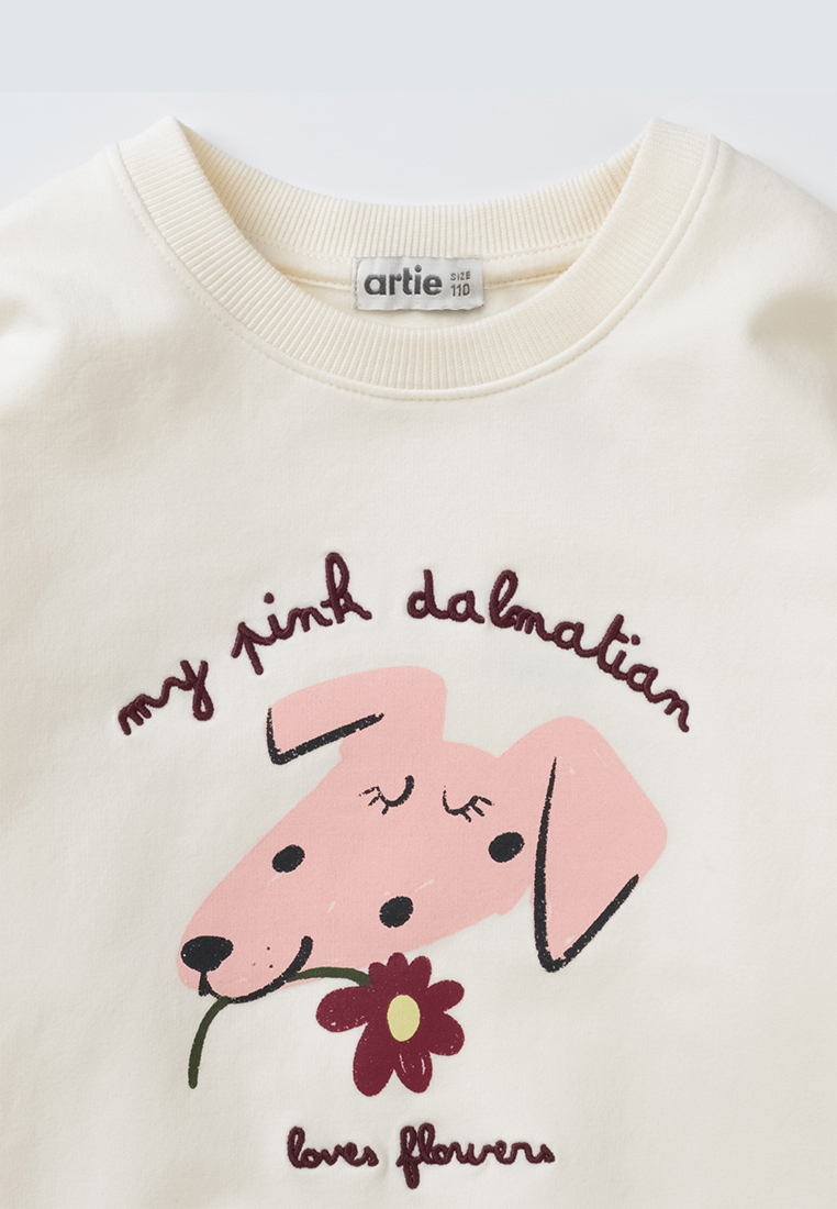 Свитшот artie W25M10T-1418D/Молочный - фото 3