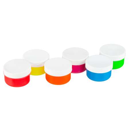 Краски пальчиковые ROXY-KIDS 6 цв.