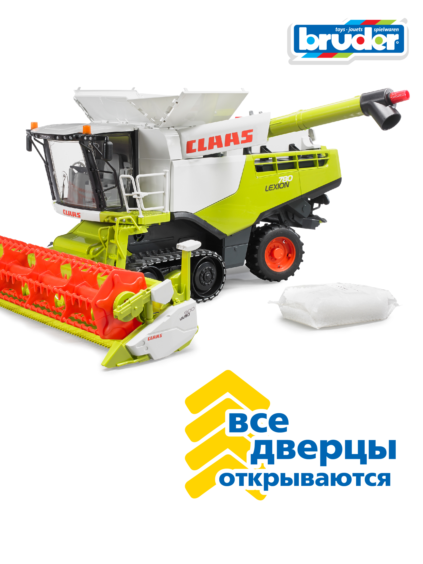 Комбайн Bruder Claas Lexion 780 02-119 - фото 5