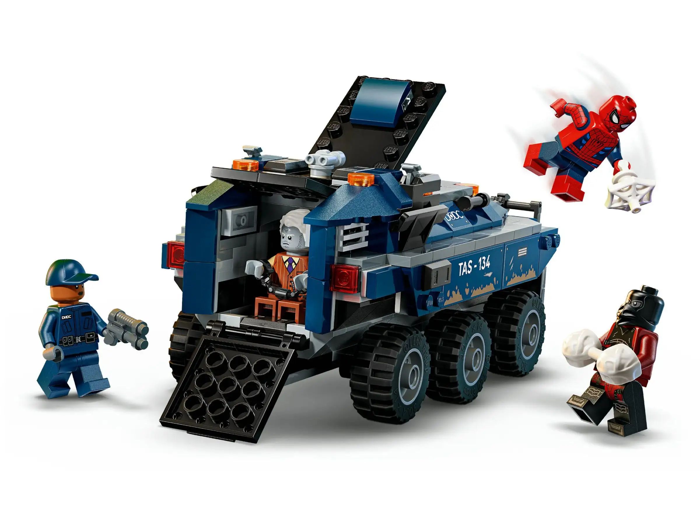 Конструктор LEGO Marvel Super Heroes Погоня Человека-паука 367 дет. - фото 4