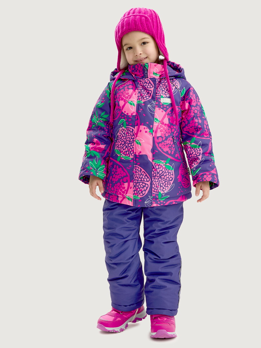 Куртка и полукомбинезон BASE by NIKASTYLE б7з10225 фуксия/фиолет - фото 4