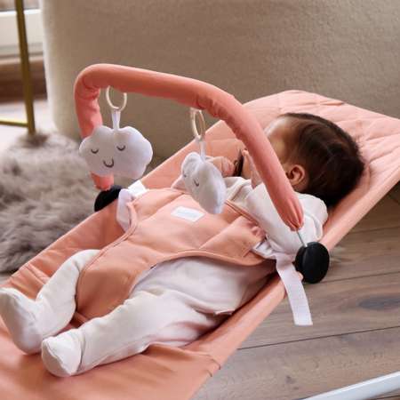Кресло-шезлонг с игрушкой BabyRox Cotton