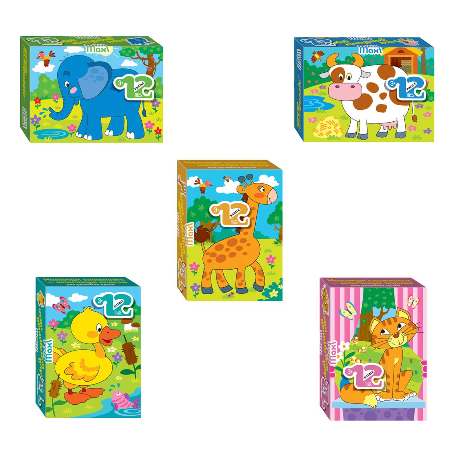 Пазл Step Puzzle Mini Maxi классический в ассортименте - фото 1
