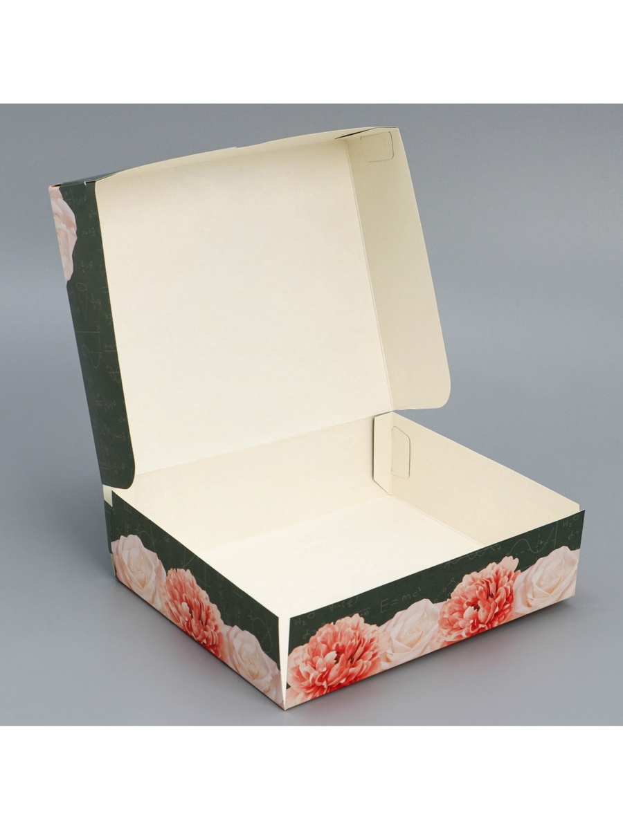 Коробочка Дарите Счастье для кондитерских изделий Золотому учителю 17 × 20 × 6 см - фото 3