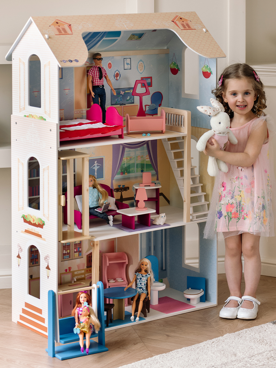 Домик для кукол PAREMO 120 см с мебелью PD315-03 - фото 6