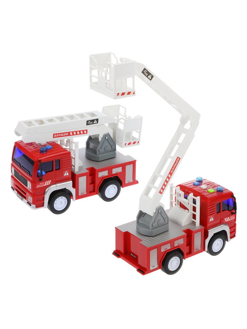 Пожарная машина Наша Игрушка 1:20 красный 642408 - фото 2