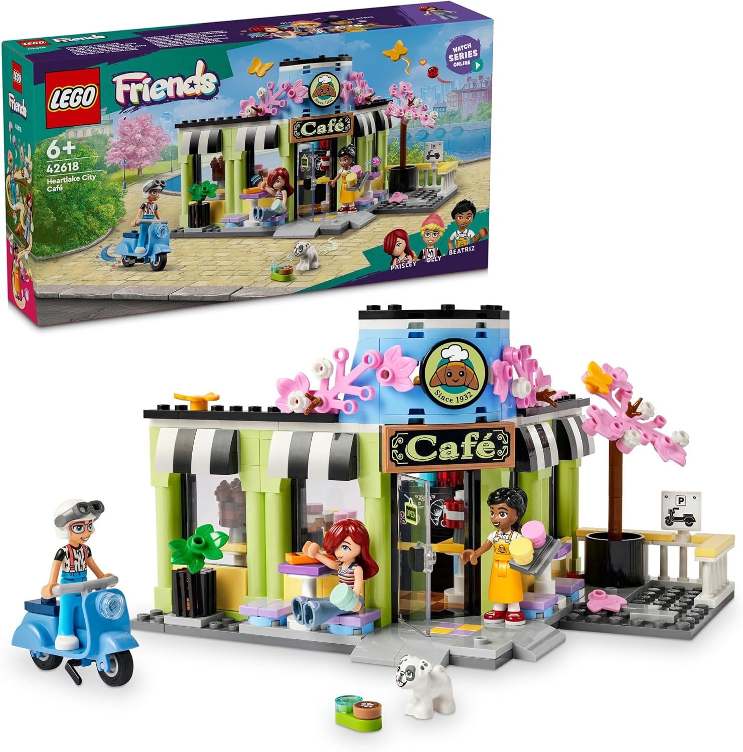 Конструктор LEGO Friends Кафе Хартлейк Сити 426 дет. - фото 1