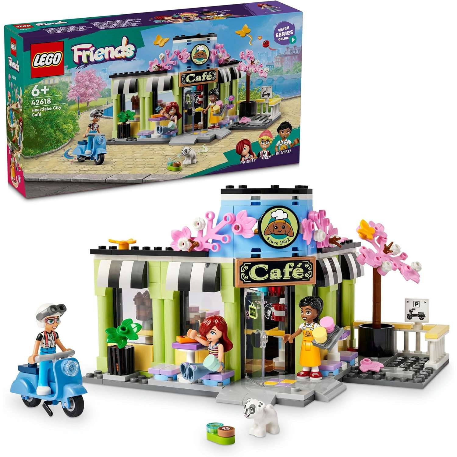 Конструктор LEGO Friends Кафе Хартлейк Сити 426 дет. - фото 1