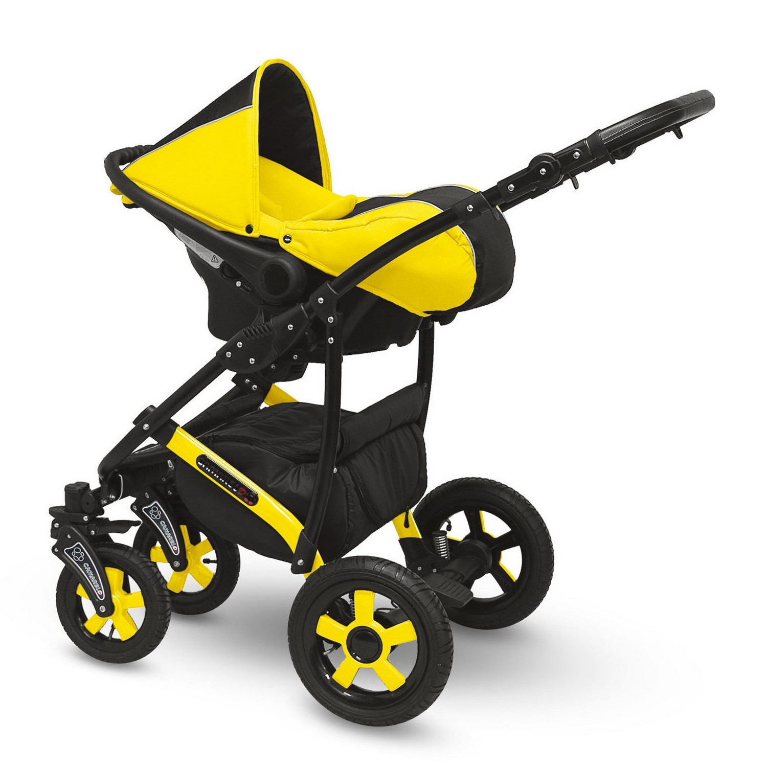 Коляска 3в1 Camarelo желтый - фото 4