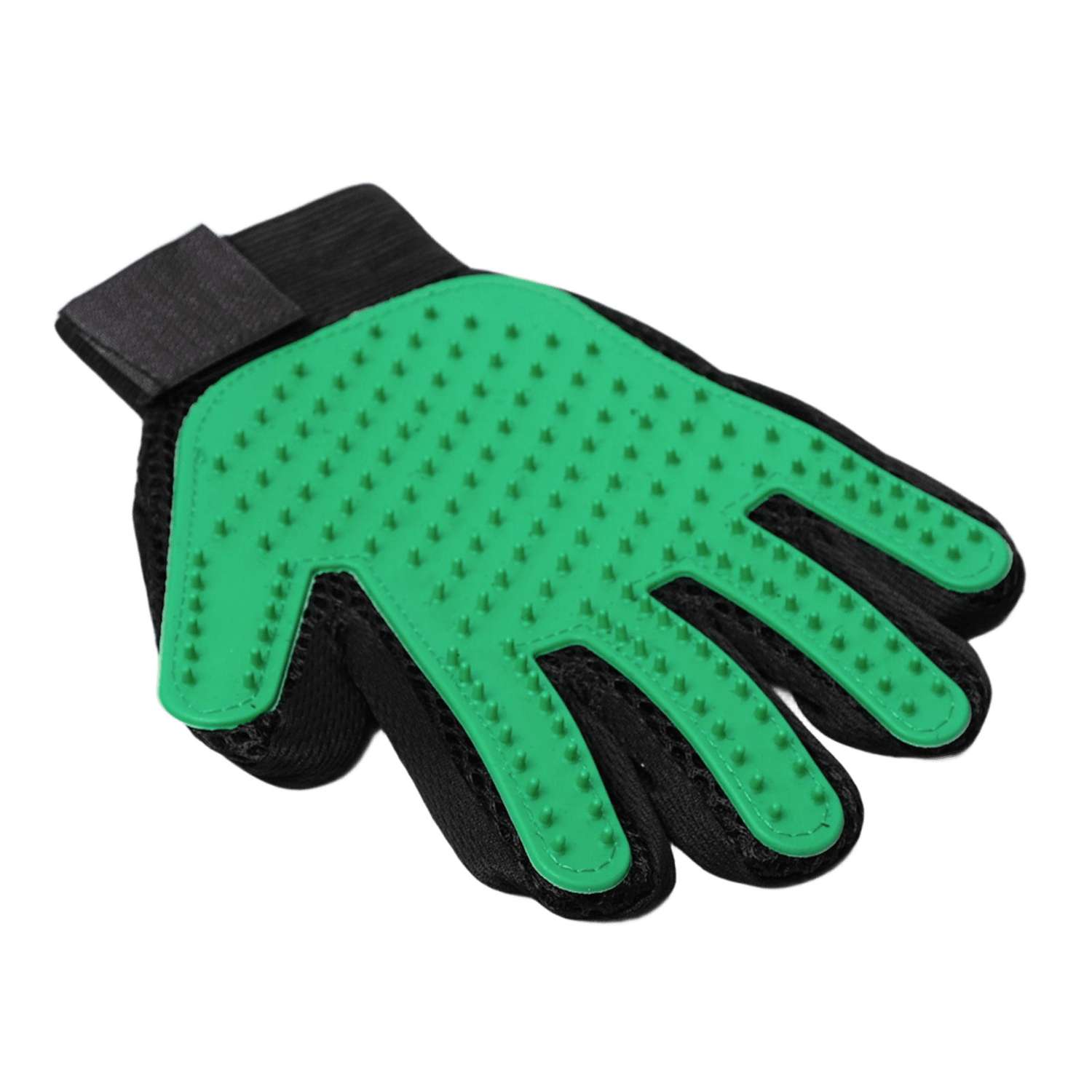 Перчатка-щетка для шерсти Пижон на правую руку с удлиненными зубчиками - фото 2