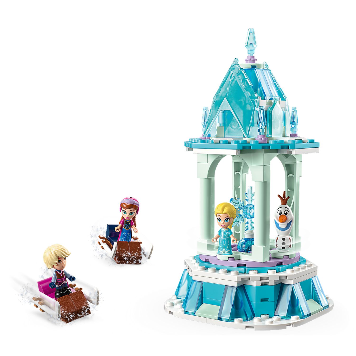 Конструктор LEGO Disney Princess Anna and Elsa Magical Carousel 175 дет. - фото 3