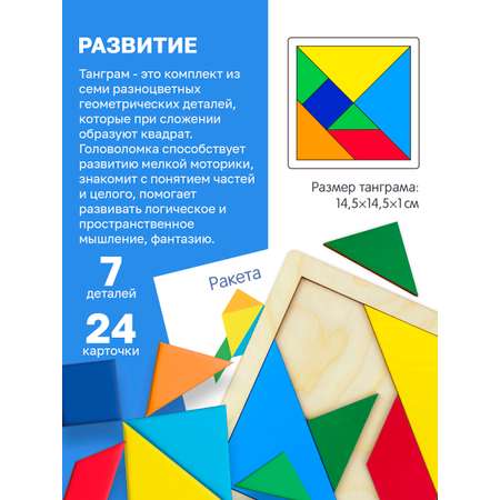 Настольная игра ЧудоЧадо Танграм
