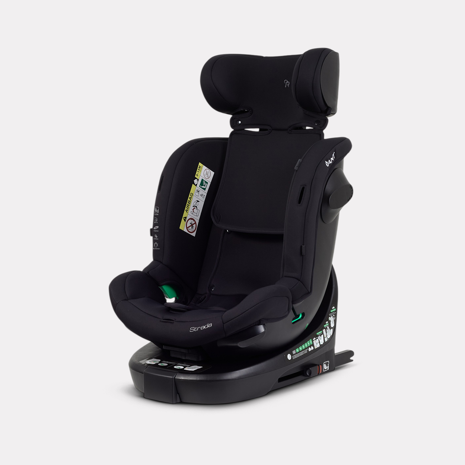 Автокресло Rant Страда Isofix 0+/1/2/3 (0-36 кг) черный - фото 8
