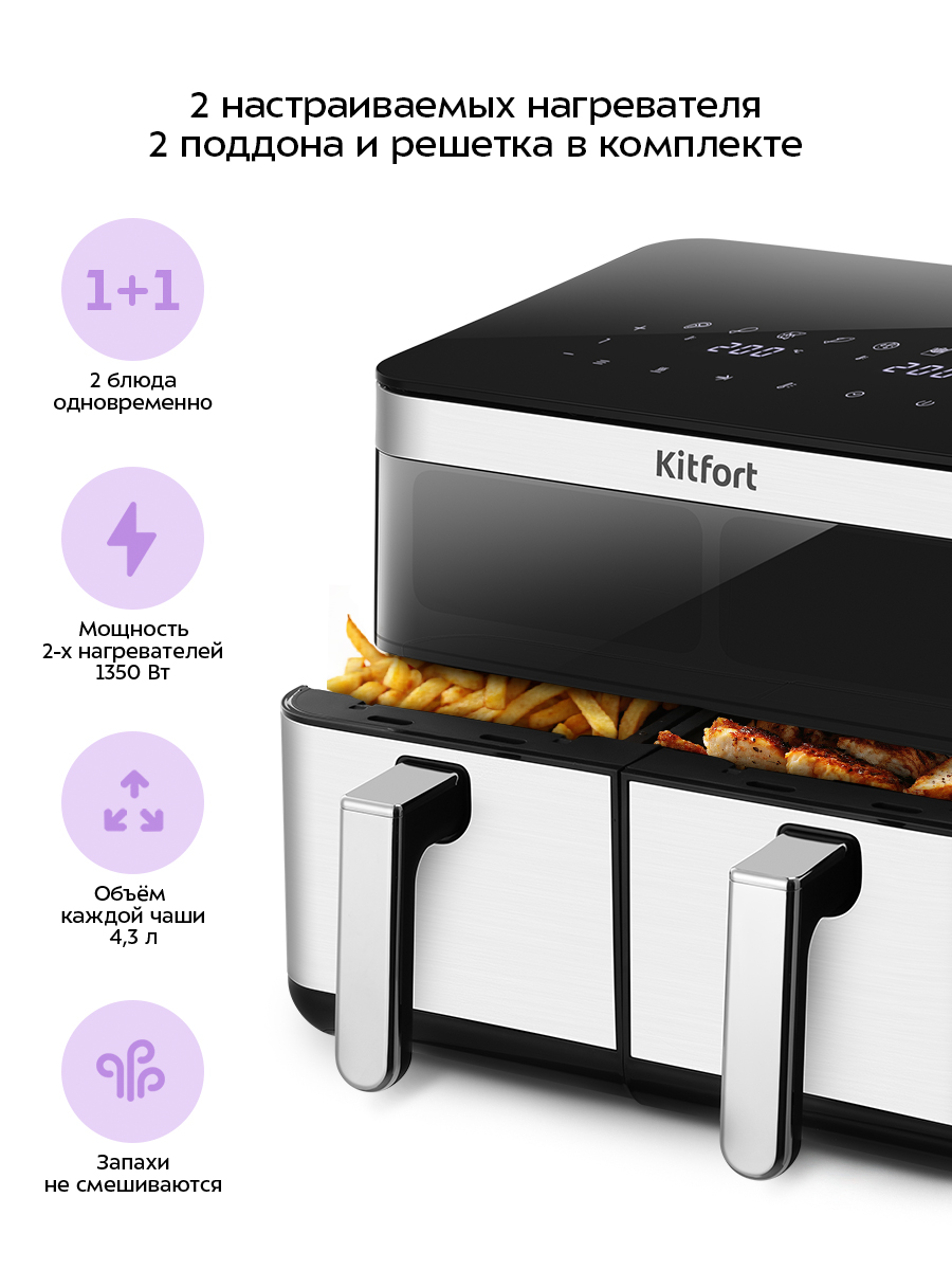 Аэрогриль KITFORT КТ-8110 - фото 4