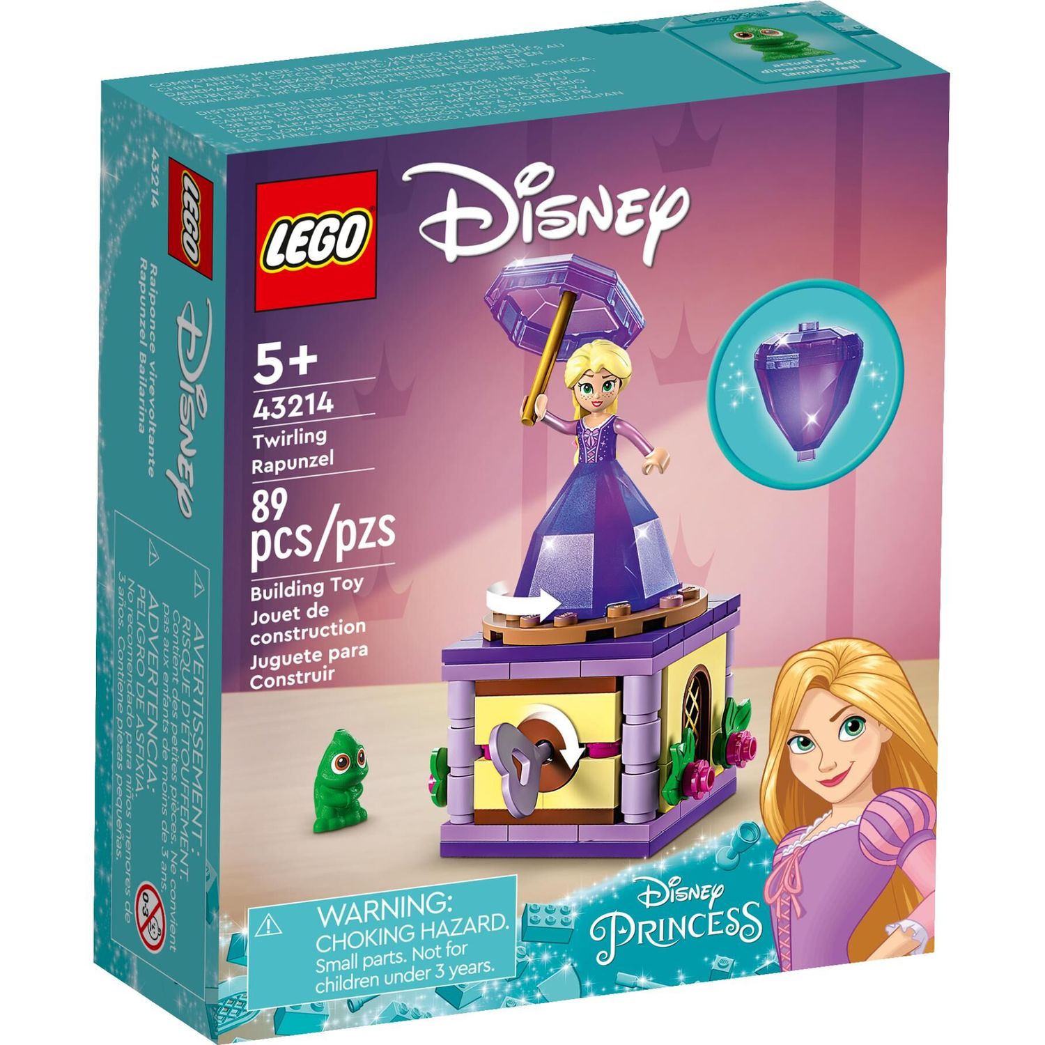 Конструктор LEGO Disney Princess Вращающаяся Рапунцель блочный - фото 2